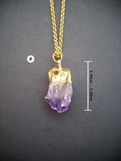 αμεθυστος κολιε