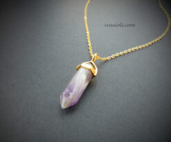 αμεθυστος κολιε