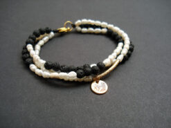 Bracelets with semiprecious stones - LAVA