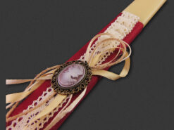 πασχαλινη λαμπαδα με καμεο