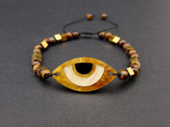 Plexiglass evil eye bracelet